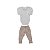 Conjunto Pagão Bebê Grow Up Creme - Imagem 1
