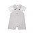 Jardineira Infantil Grow Up Zoo Creme - Imagem 1