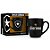 CANECA CERAMICA PRIME TIMES 350ML BOTAFOGO - BRASFOOT - Imagem 1