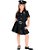 Fantasia Policial Feminina Infantil P - Sulamericana Fantasias - Imagem 1