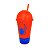 COPO HOMEM ARANHA 550ML C TAMPA SORVETE TEIA - USUAL PLASTIC - Imagem 1