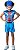 FANTASIA CAPITAO AMERICA MC HERO M - TOYMASTER - Imagem 1