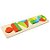 ENCAIXE DIVERTIDO FORMAS E FRACOES 5 COLUNAS MDF SORTIDOS - TOYMIX - Imagem 1