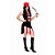 Fantasia Pirata Feminino Adulto M - Sulamericana Fantasias - Imagem 1
