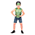 Fantasia Hulk Avengers Regata G - Regina Festas - Imagem 1