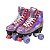 Patins 4 Rodas Ajustavel Fadas 34/37 - Fenix Brinquedos - Imagem 1