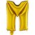 Balao Metalizado Dourado Letra M 40cm - Gala Embalagens - Imagem 1