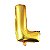 Balao Metalizado Dourado Letra L 40cm - Gala Embalagens - Imagem 1