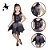 Fantasia Bruxa Paete Preta G - BrinkModel - Imagem 1