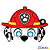 Mascara Mashall Patrulha Canina - Hero Fun - Imagem 1