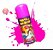 Tinta Spray para Cabelo Rosa 150/80gr - Linha da Alegria - Imagem 1
