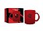 Caneca Flamengo Vidro Diamond Times 300ml - Brasfoot - Imagem 1