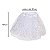 Saia Tule Branca com Glitter HY87632 - Partiu Festa - Imagem 1