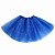 Saia Tule Azul Royal com Glitter HY87636 - Partiu Festa - Imagem 1
