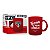Caneca Vidro Diamond Sao Paulo 300ML - Brasfoot - Imagem 1