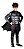 Fantasia Batman Filme Classica M - Super Magia - Imagem 2
