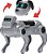Robô Dog Controle Remoto Infra Vermelho - Fenix Brinquedos - Imagem 2