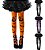 Meia 7/8 Halloween Mix Color 67cm - Partiu Festa - Imagem 1