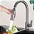 Torneira Extensivel Gourmet Cozinha Pia Mesa Bancada Ducha Articulada 2 Jatos Monocomando Agua Quente Fria Sofisticado - Imagem 7