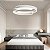 Lustre Pendente Plafom 3 wm 1 LED Luminaria Luxo Decoraçao Residencial Comercial Ambiente Moderno - Imagem 6