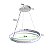Lustre Pendente Plafom 3 wm 1 LED Luminaria Luxo Decoraçao Residencial Comercial Ambiente Moderno - Imagem 5