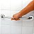 Barra De Apoio 30cm Inox Banheiro Box Idoso Gestante Deficiente Segurança Suporte Acessibilidade Corrimao - Imagem 5