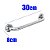Barra De Apoio 30cm Inox Banheiro Box Idoso Gestante Deficiente Segurança Suporte Acessibilidade Corrimao - Imagem 7