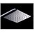 Ducha Chuveiro Cromado Inox 20x20 Slim Suporte Redondo Banheiro Banho Piscina Area Externa - Imagem 2