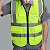Colete Sinalizador Faixa Refletiva EPI Segurança do Trabalho Blusao Construçao Civil Operario Obra Estrada Rodovia - Imagem 3