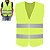 Colete Sinalizador Faixa Refletiva EPI Segurança do Trabalho Obra Construçao Civil Clicista Sinalizaçao Estrada Avenida - Imagem 1