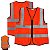 Colete Sinalizador Faixa Refletivo EPI Blusao Fluorescente Segurança do Trabalho Obra Construçao Ziper Bolsos - Imagem 1