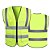 Colete Sinalizador Faixa Refletiva EPI Segurança do Trabalho Blusao Obra Bolsos Ziper Operario Construçao Civil Estrada - Imagem 4