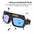Oculos de Solda Solar EPI Anti Reflexo Escurecimento Automatico UV Soldador Eletrodo Protecao Segurança - Imagem 2