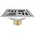 Ralo Inox 10x10 Banheiro Kit 6 Uni Lavabo Anti Odor Anti Inseto Casa Cozinha Quintal Lavanderia Higienico Seguro - Imagem 4