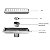 Ralo Linear Inox 60cm Banheiro Anti Odor Anti Inseto Area Externa Lavabo Jardim Quintal Resistente Higienico Grelha - Imagem 8