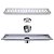 Ralo Linear Inox 40cm Anti Odor Anti Inseto Banheiro Lavabo Area Externa Piscina Quintal Seguro Resistente Higienico - Imagem 2