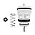 Kit Reparo Valvula Descarga Hydra Max 2550 Banheiro Privada Lavabo - Imagem 1
