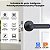 Fechadura Digital Eletronica App Bluetooth Senha Biometria Cartao Maçaneta Porta Inteligente Segurança Casa Escritorio - Imagem 4