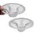 Ralo Filtro Protetor Pia Inox Kit 2 Uni Tanque Lavabo Anti Entupimento Cozinha Banheiro - Imagem 1