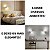 Luminaria Arandela LED 3 Tons Kit 2 uni USB Bateria Recarregavel Controle Mesa Cabeceira Quarto Sala Iluminaçao - Imagem 5