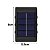Luminaria Solar Arandela LED Kit 2 uni Spot Balizador Caminho Escada Parede Jardim Quintal Decoraçao Iluminaçao - Imagem 8