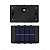 Luminaria Solar Arandela LED Kit 2 uni Spot Balizador Caminho Escada Parede Jardim Quintal Decoraçao Iluminaçao - Imagem 7