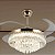 Luminaria Ventilador Retratil Lustre Hera 3 Tons 6 Velocidades Controle Ajustaveis Sala Casa Quarto Escritorio Decoraçao - Imagem 9