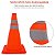 Cone Retratil Sinalizaçao Portatil Dobravel Flexivo Obra Estrada Rodovia Estacionamento Balizador Segurança Emergencia - Imagem 2