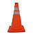 Cone Retratil Sinalizaçao Portatil Dobravel Flexivo Obra Estrada Rodovia Estacionamento Balizador Segurança Emergencia - Imagem 1
