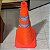 Cone Retratil Sinalizaçao Portatil Dobravel Flexivo Obra Estrada Rodovia Estacionamento Balizador Segurança Emergencia - Imagem 4