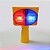 Sinalizador Solar Duas Cores Cone Obra Estrada Rodovia Emergencia Alerta Transito Iluminaçao Acidente Segurança - Imagem 7