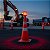 Sinalizador Solar Cone Obra Rodovia Estrada Transito Avenida Fiscalizaçao Construçao Emergencia Acidente Segurança - Imagem 2