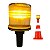 Sinalizador Solar Viario Estrada Cone Sinalizaçao Obra Transito Rodovia Estrada Estacionamento Balizador Emergencia - Imagem 1