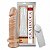 Prótese Pura Luxúria Realístico com Vibro e Ventosa 15,3 x 4cm - Imagem 1